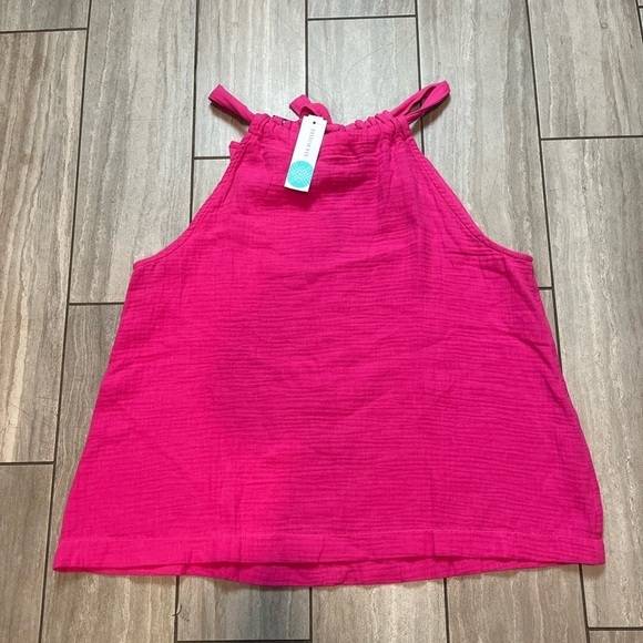 VERO MODA TOP NATALI NIA HALTERNECK PINK NEW WITH TAGS SIZE XL - Picture 7 of 7